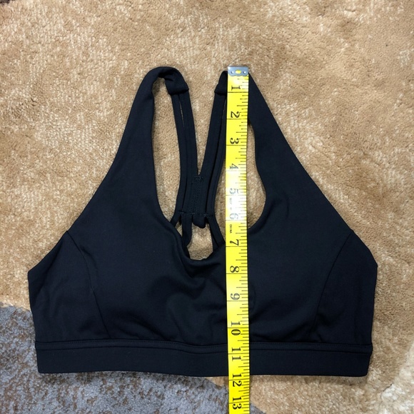 Women’s Black Workout Sports Bra, Size Medium - Picture 6 of 7